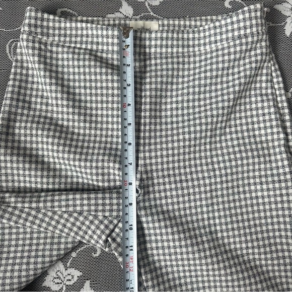 Aritzia Wilfred Kick Flare Pant in Black/ Espace Gingham Sz 0 - Picture 13 of 13